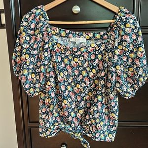 Soft stretchy colorful Loft blouse